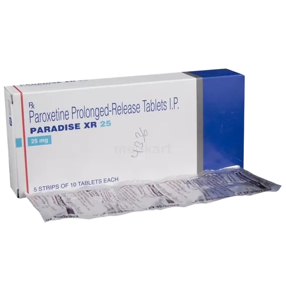 paradise xr 25mg tablet 10's